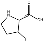 L-Proline, 3-fluoro-,1315056-15-5,结构式