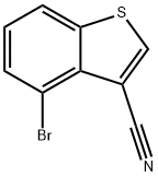 Benzo[b]thiophene-3-carbonitrile, 4-bromo- Structure