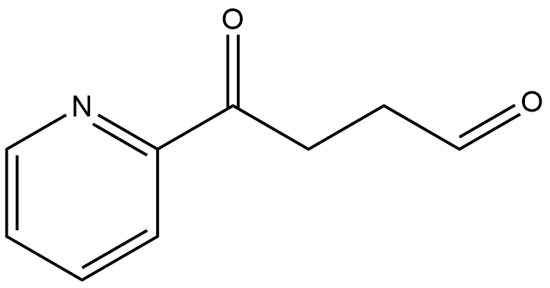 2-Pyridinebutanal, γ-oxo- Structure