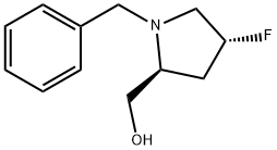 2-Pyrrolidinemethanol, 4-fluoro-1-(phenylmethyl)-, (2S,4R)-
