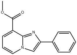 Imidazo[1,2-a]pyridine-8-carboxylic acid, 2-phenyl-, methyl ester 结构式