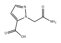 1H-Pyrazole-5-carboxylic acid, 1-(2-amino-2-oxoethyl)- Struktur
