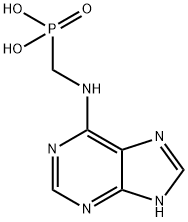 Phosphonic acid, P-[(9H-purin-6-ylamino)methyl]- Structure