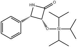 2-Azetidinone, 4-phenyl-3-[[tris(1-methylethyl)silyl]oxy]-, (3R,4S)-