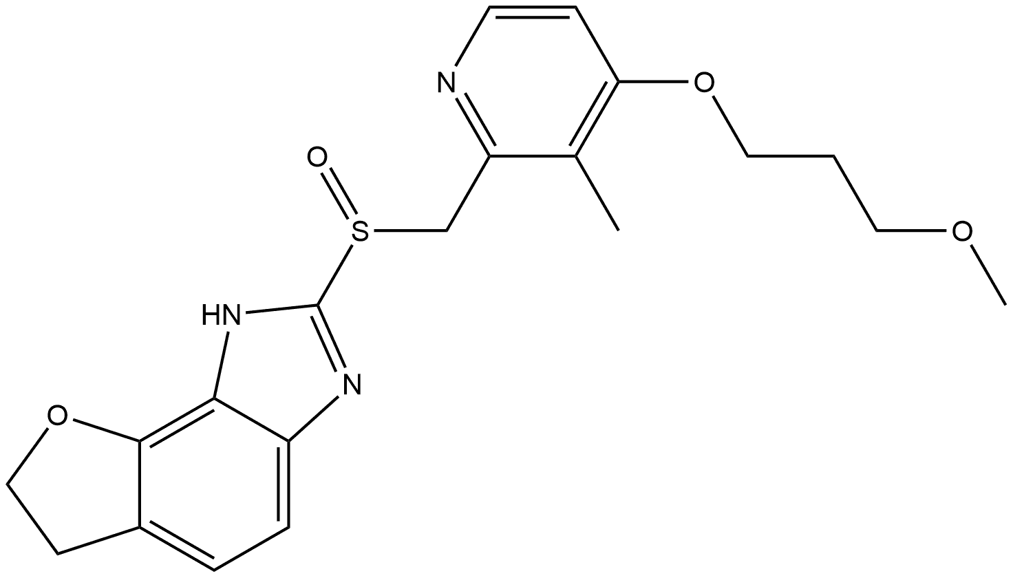 Anaprazole Impurity 10 Struktur