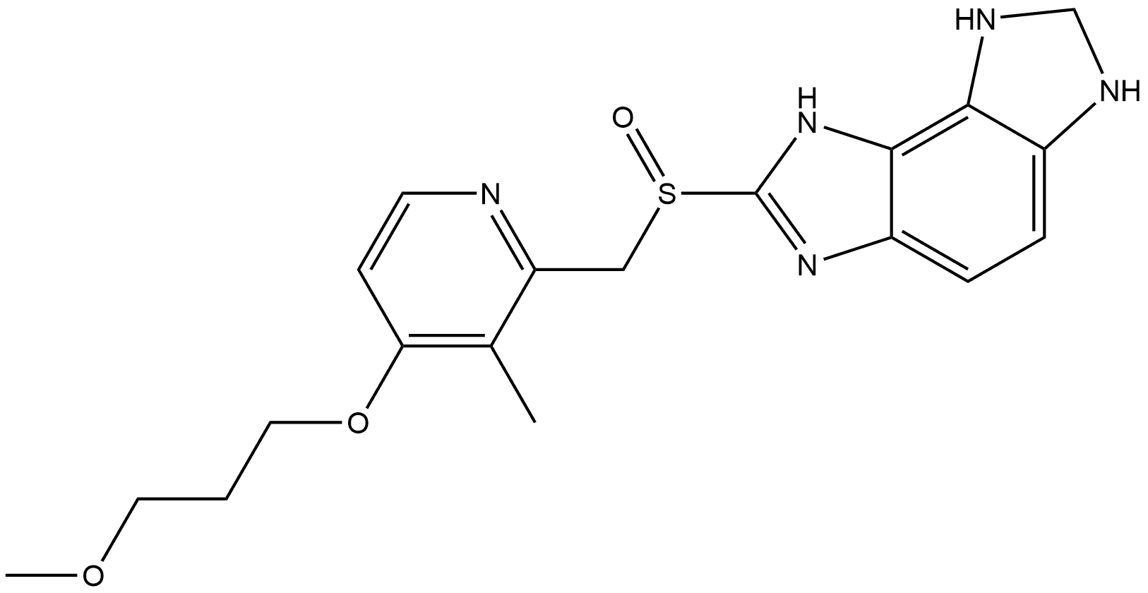 Anaprazole Impurity 26 Struktur