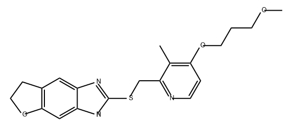 3H-Furo[2,3-f]benzimidazole, 6,7-dihydro-2-[[[4-(3-methoxypropoxy)-3-methyl-2-pyridinyl]methyl]thio]-|安奈拉唑杂质8