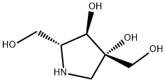 (2R,3R,4S)-3,4-Dihydroxy-2,4-pyrrolidinedimethanol Struktur