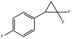 1-(2,2-Difluorocyclopropyl)-4-fluorobenzene 结构式