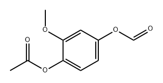 1,4-Benzenediol, 2-methoxy-, 1-acetate 4-formate