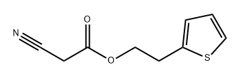 Acetic acid, 2-cyano-, 2-(2-thienyl)ethyl ester Structure
