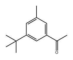 Ethanone, 1-[3-(1,1-dimethylethyl)-5-methylphenyl]- Struktur