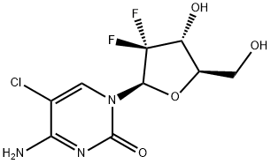 2'-Deoxy-5-chloro-2',2'-difluorocytidine Struktur