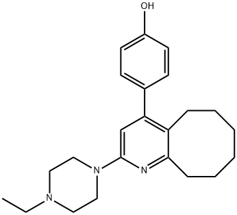 Desfluoro Hydroxy Blonanserin Struktur