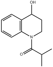 1-(4-羟基-3,4-二氢喹啉-1(2H)-基)-2-甲基丙烷-1-酮, 1328502-30-2, 结构式