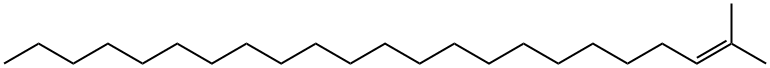 2-Tricosene, 2-methyl- Structure