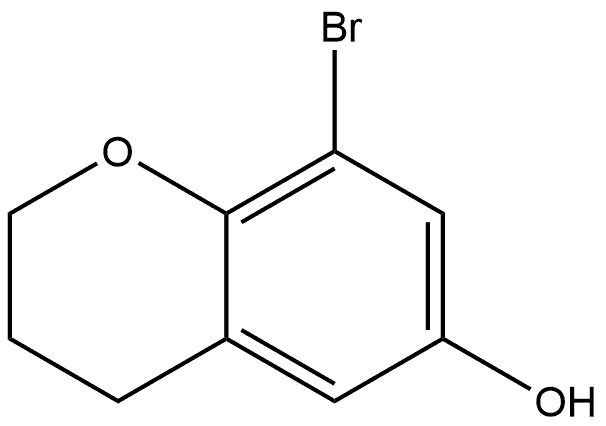 8-bromochroman-6-ol Struktur