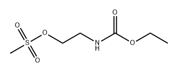 Carbamic acid, [2-[(methylsulfonyl)oxy]ethyl]-, ethyl ester (9CI) Struktur