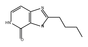 4H-Imidazo[4,5-c]pyridin-4-one, 2-butyl-3,5-dihydro- Structure