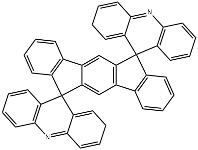 Dispiro[acridine-9(2H),6'(12'H)-indeno[1,2-b]fluorene-12',9''(2''H)-acridine],1330533-46-4,结构式