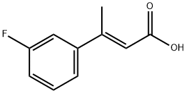 2-Butenoic acid, 3-(3-fluorophenyl)-, (E)- (9CI) Structure