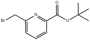 2-Pyridinecarboxylic acid, 6-(bromomethyl)-, 1,1-dimethylethyl ester Structure