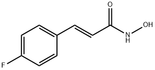 2-Propenamide, 3-(4-fluorophenyl)-N-hydroxy-, (2E)- Structure