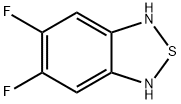 5,6-DIFLUORO-1,3-DIHYDRO-2,1,3-BENZOTHIADIAZOLE, 1333071-59-2, 结构式