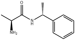 (S)-2-氨基-N-((R)-1-苯乙基)丙酰胺, 133322-06-2, 结构式
