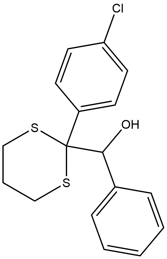 1,3-Dithiane-2-methanol, 2-(4-chlorophenyl)-α-phenyl-