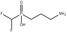 Phosphinic acid, P-(3-aminopropyl)-P-(difluoromethyl)- 结构式
