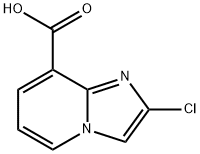 Imidazo[1,2-a]pyridine-8-carboxylic acid, 2-chloro-,133427-90-4,结构式