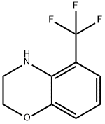 2H-1,4-Benzoxazine, 3,4-dihydro-5-(trifluoromethyl)-,1334322-23-4,结构式