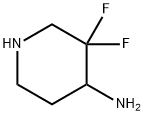 3,3-二氟哌啶-4-胺,1334414-34-4,结构式