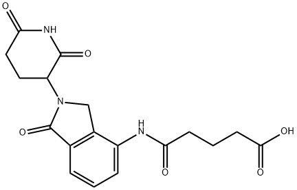 来那度胺-酰基-丁酸, 1334496-37-5, 结构式