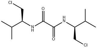 N,N-二(((1S)-1-氯甲基-2-甲基)丙基)草酰二胺, 133464-04-7, 结构式