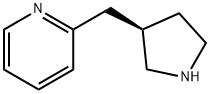 (R)-2-(吡咯烷-3-基甲基)吡啶, 1334729-38-2, 结构式