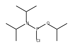 双(1-甲基乙基)-,1-甲基乙基酯磷酰氨基氯二酸,133495-15-5,结构式