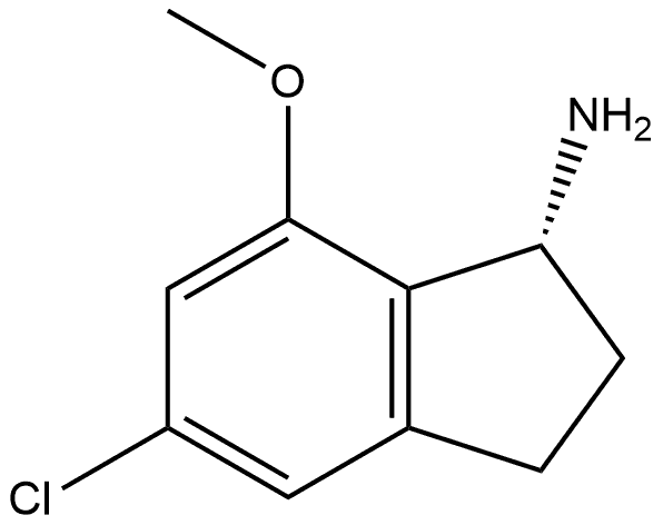 (R)-5-chloro-7-methoxy-2,3-dihydro-1H-inden-1-amine Structure