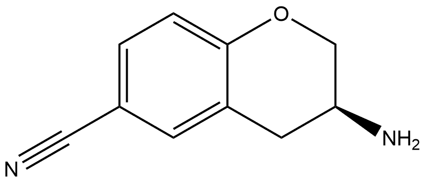 (S)-3-aminochromane-6-carbonitrile Structure