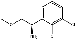 2-[(1R)-1-amino-2-methoxyethyl]-6-chlorophenol Structure
