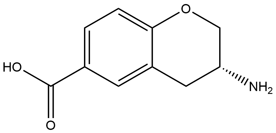 (R)-3-aminochromane-6-carboxylic acid Structure