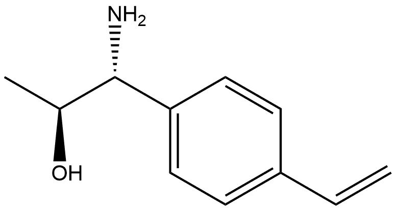 (2S,1R)-1-AMINO-1-(4-VINYLPHENYL)PROPAN-2-OL,1336302-06-7,结构式