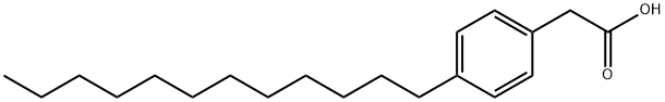 4-Dodecylbenzeneacetic acid Structure