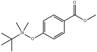 Benzoic acid, 4-[[(1,1-dimethylethyl)dimethylsilyl]oxy]-, methyl ester Structure