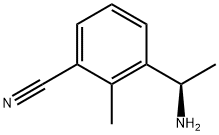 Benzonitrile, 3-[(1R)-1-aminoethyl]-2-methyl- Structure