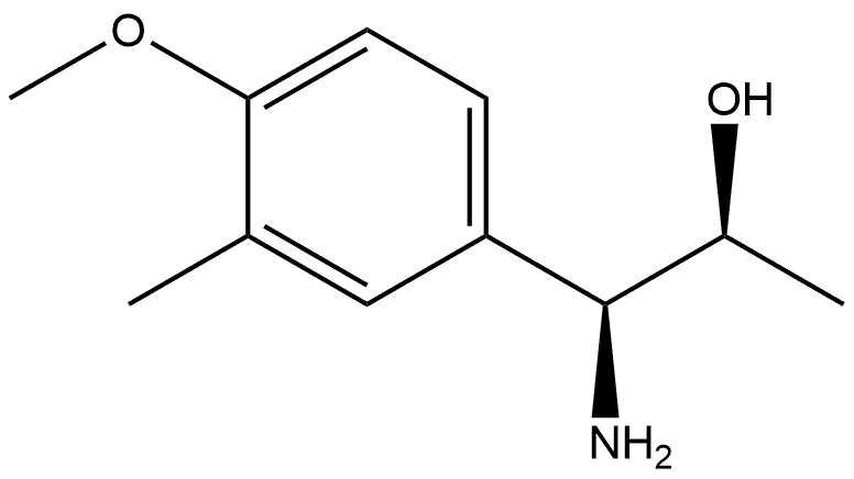 (1S,2S)-1-AMINO-1-(4-METHOXY-3-METHYLPHENYL)PROPAN-2-OL,1336477-21-4,结构式
