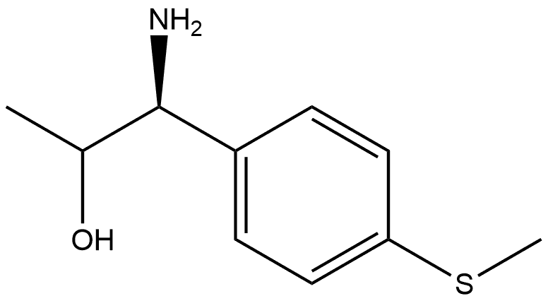 (1S)-1-amino-1-(4-(methylthio)phenyl)propan-2-ol Struktur