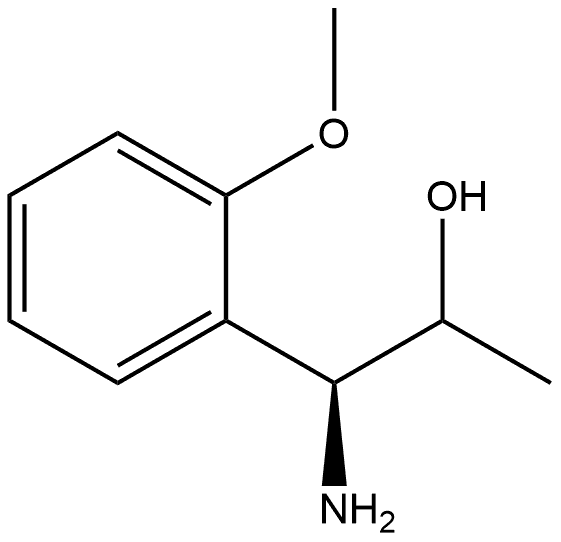 (1S)-1-amino-1-(2-methoxyphenyl)propan-2-ol Struktur