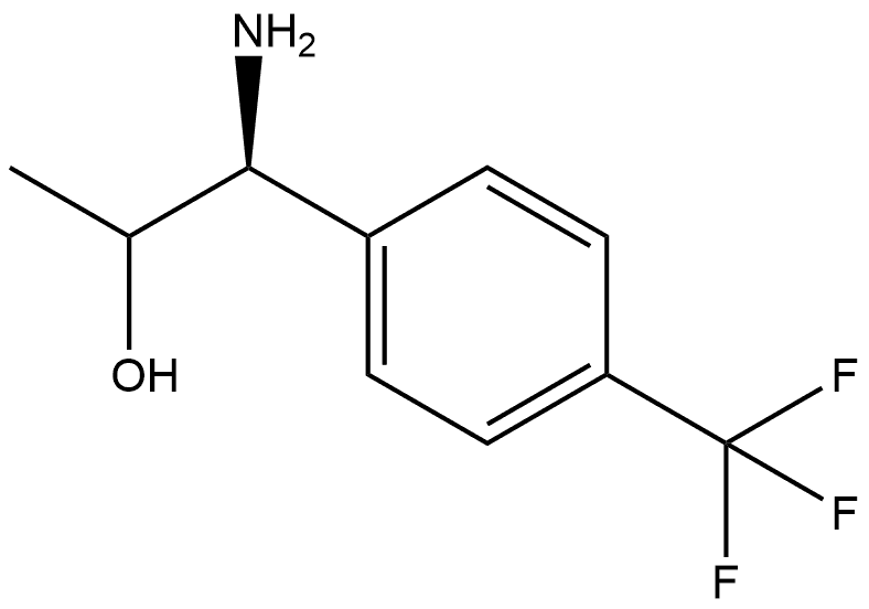 (1S)-1-amino-1-(4-(trifluoromethyl)phenyl)propan-2-ol Struktur